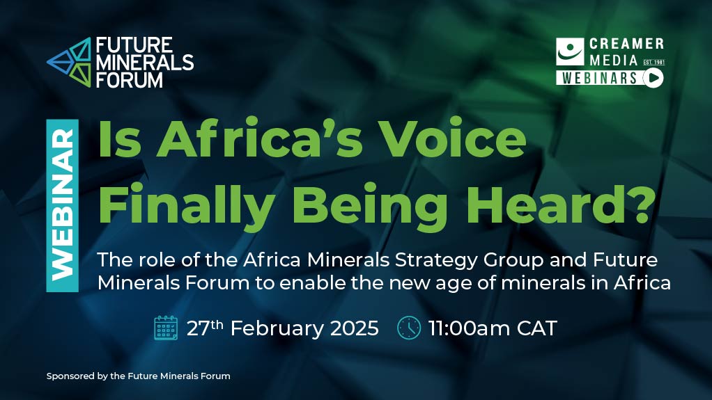Creamer Media (@creamermediaza) on Twitter photo Join <a href="/CreamerMediaZA/">Creamer Media</a> & <a href="/FutureMineral/">مستقبل المعادن | FUTURE MINERALS</a> on Feb 27 at 11AM for a discussion on Africa’s role in shaping future minerals development.
Speakers: Aldo Pennini (<a href="/FutureMineral/">مستقبل المعادن | FUTURE MINERALS</a>), Moses Engadu (<a href="/africaminerals_/">Africa Minerals Strategy Group (AMSG)</a>) & Mzila Mthenjane (<a href="/Mine_RSA/">Minerals Council South Africa</a>)
Register: ow.ly/rfpc50V09vr
#Webinar Join <a href="/CreamerMediaZA/">Creamer Media</a> & <a href="/FutureMineral/">مستقبل المعادن | FUTURE MINERALS</a> on Feb 27 at 11AM for a discussion on Africa’s role in shaping future minerals development.
Speakers: Aldo Pennini (<a href="/FutureMineral/">مستقبل المعادن | FUTURE MINERALS</a>), Moses Engadu (<a href="/africaminerals_/">Africa Minerals Strategy Group (AMSG)</a>) & Mzila Mthenjane (<a href="/Mine_RSA/">Minerals Council South Africa</a>)
Register: ow.ly/rfpc50V09vr
#Webinar