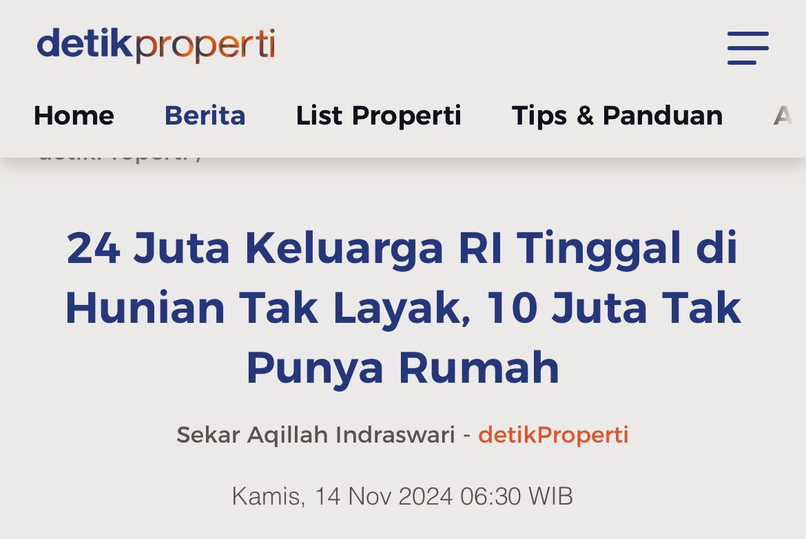 Dandhy_Laksono's tweet image. Ada banyak sisi soal PIK. Dari sentimen etnis, kesenjangan sosial, geopolitik, keadilan agraria, hingga oligarki.

Yang paling busuk adalah statusnya sebagai PSN dan fasilitasnya.

Masalah STRATEGIS NASIONAL itu orang tak sanggup beli rumah. Dan PIK jelas bukan untuk mereka.