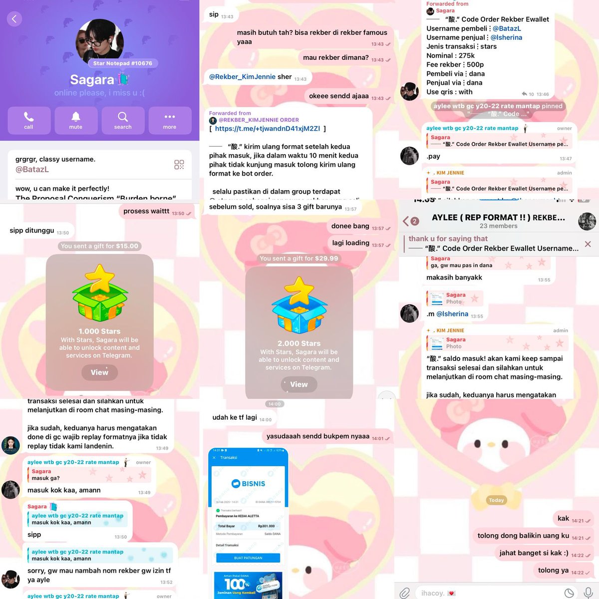 HELP RT PLS, TEMEN AKU DI TIPU SAMA ANAK TELEGRAM YANG KELAKUAN NYA KAYAK IBLIS DAN UDAH MAKAN BANYAK KORBAN ‼️‼️