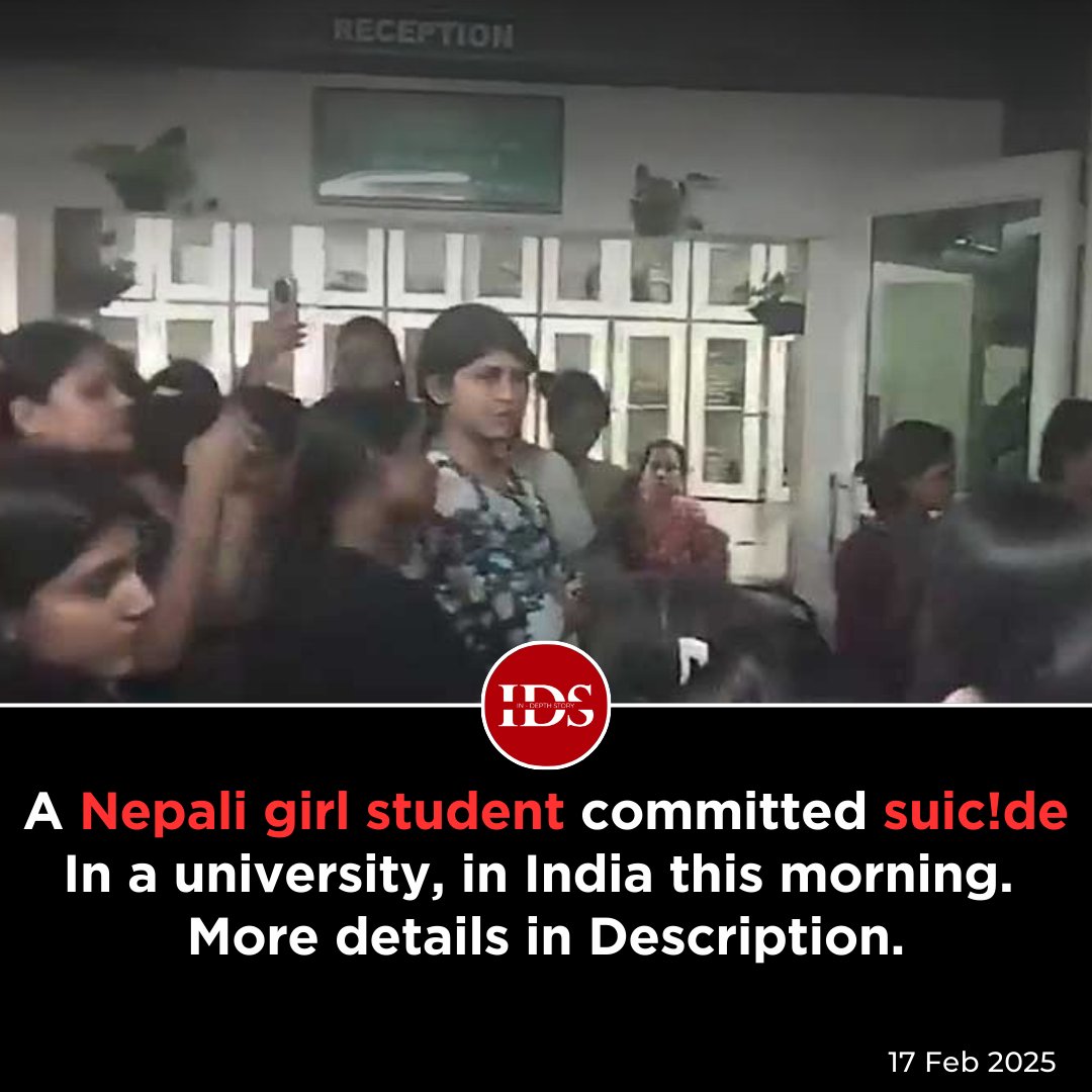 in_depthstory's tweet image. Prakriti Lamsal, B.Tech third-year student from Nepal, studying in KIIT UNIVERSITY  have died by suic!de after being allegedly harassed by a male friend, a third-year Mechanical Engineering student from the same university, over their strained relationship.