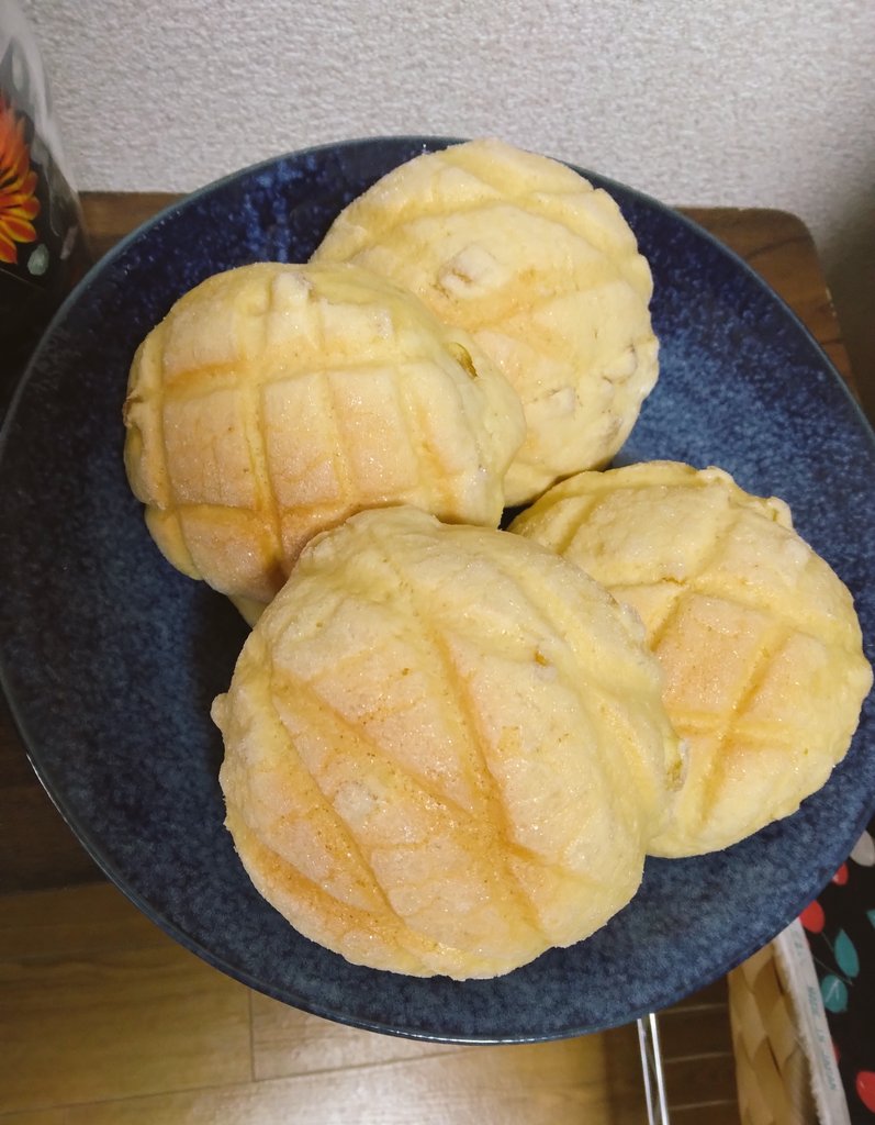 メロンパン可愛く出来た
