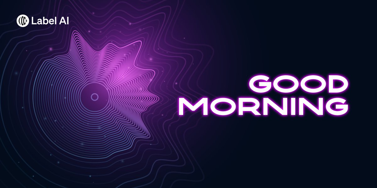 LABELFoundation's tweet image. ☀️ Good day, friends!

Start your morning with a touch of tranquility and the soothing sounds from LABEL AI.
May your day be bright and harmonious! 🎵✨

▶️ Download TRACKS dApp: clesson.page.link/GMEHtKdcnQWAVh…

#LABELAI #Label #TRACKS #GoodDay #Web3 #Blockchain #Crypto #MusicFI
