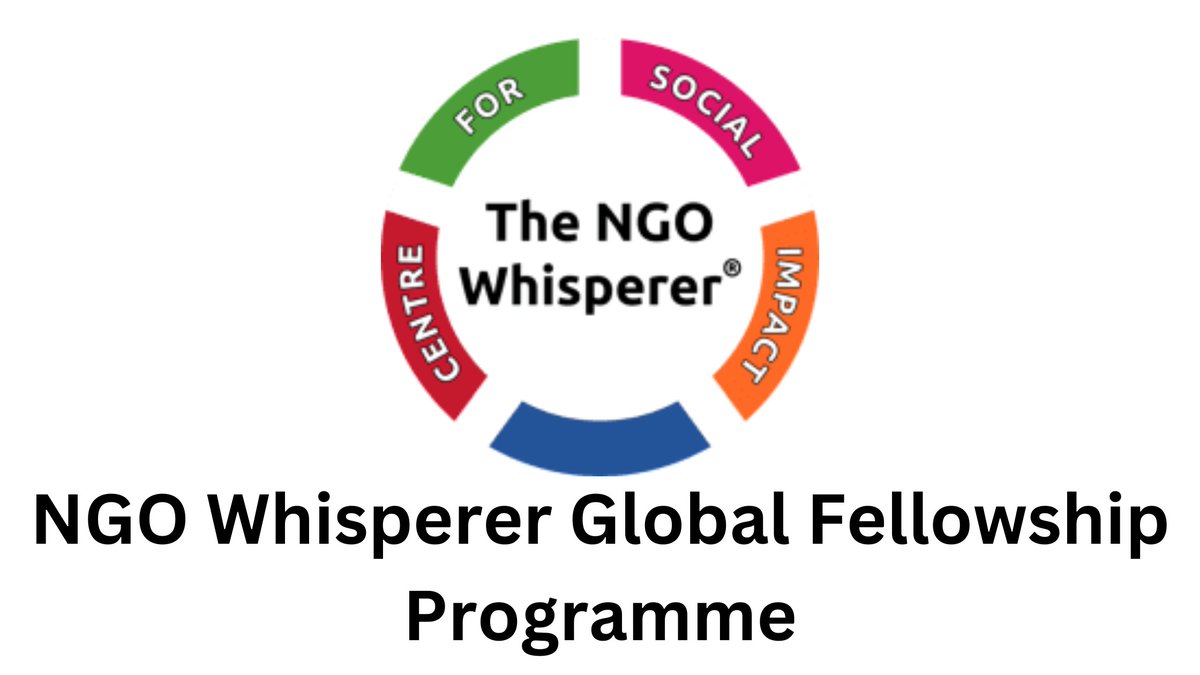 opportunitiesfy's tweet image. 🚀 Apply Now: The NGO Whisperer® Global Fellowship 2025! 🚀A fully funded 7-month online leadership program for NGO & social enterprise leaders. 50 scholarships available!
📅 Deadline: 17 March 2025
🔗 Apply now: wp.me/p23f03-cZk
#NGOWhisperer #LeadershipFellowship