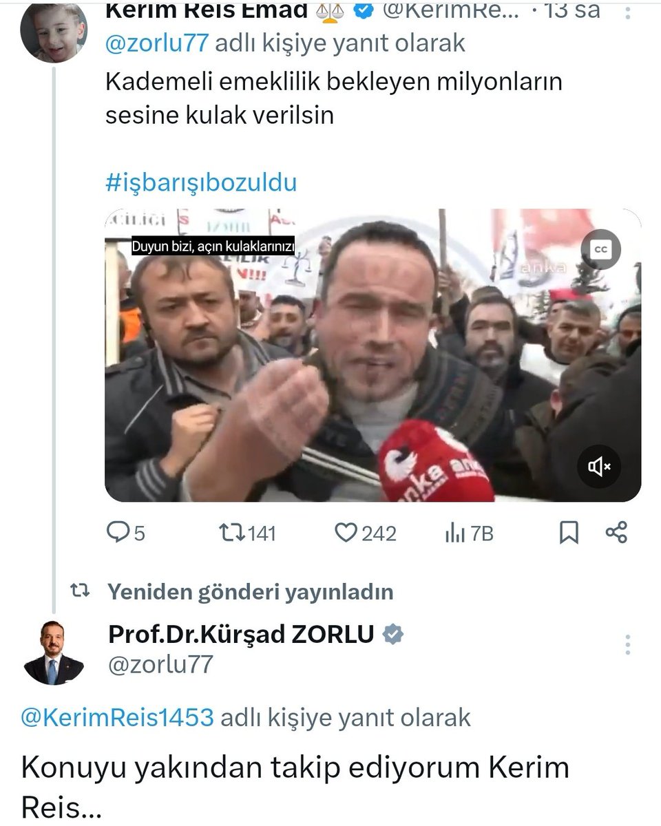 IYIozgurozyurt's tweet photo. Dün olduğu gibi bugün de, Kademeli emeklilik bekleyen milyonların  Yanıbaşında sayın  Prof.Dr. Kürşad Zorlu @zorlu77 

#isBarışıBozuldu @EmadDernegi https://t.co/6elCMKAfRS