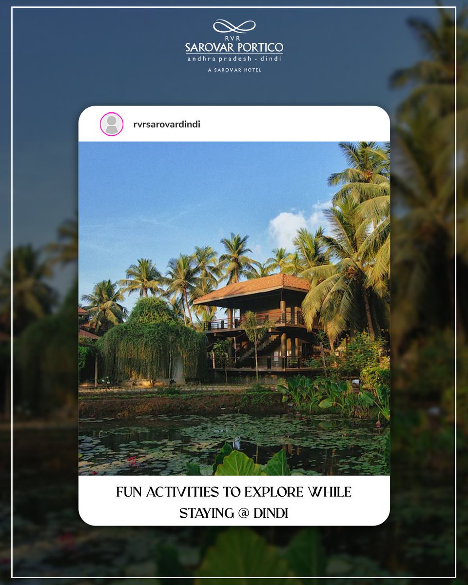 PorticoRvr's tweet photo. Explore & Feel the Adventure!
Escape to the untouched beauty of Dindi, where nature, adventure, and luxury blend seamlessly at #RVRSarovarPortico.
📞 +91 9951355005
#RVRSarovarDindi #SarovarHotels #ExperienceDindi #AdventureAwaits #Fun #zipline #WallClimbing #BurmaBridge https://t.co/MT5wF88JwV