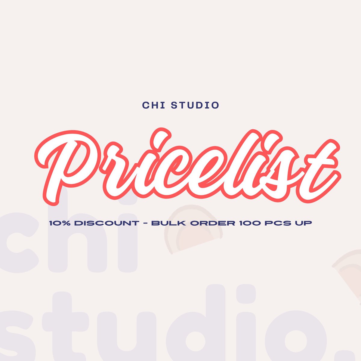 chistudio2024's tweet image. available items ☁️💗

(as of february 2025)

#ChiStudioPricelist 
🏷 wts lfb printing service services customized hand banner photocard faux polaroid postcard kpop concert freebies customized sintra board

Gsheet LINK: docs.google.com/spreadsheets/d…