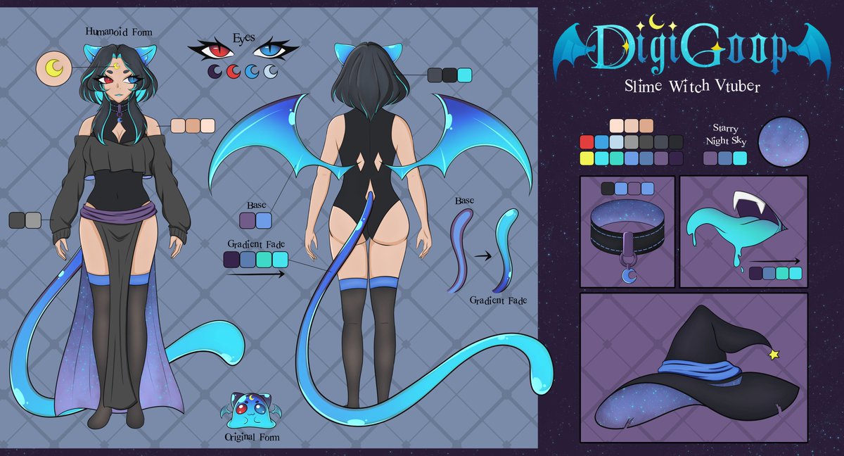 DigiGoopVT's tweet image. 🌟Grimoire of the Slime Witch🌟
(Logo by @PetitGateu )

Twitch: twitch.tv/digigoop
Vgen: vgen.co/digigoop
Links/Art Portfolio: digigoop.carrd.co

🌟Art Tags🌟
SFW: #GoodieGoop
NSFW: #GuiltyGoops

#Vtuber #Artist