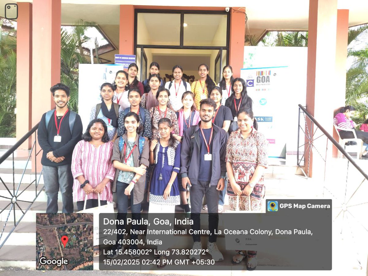 GCASCKhandola's tweet image. 📚✨ Students from the Language Departments had the privilege of attending the Goa Art and Literature Festival at the International Centre Goa on 15/2/2025! 🎨🎭

#gcasck #GoaArtAndLiteratureFestival ##LanguageStudents