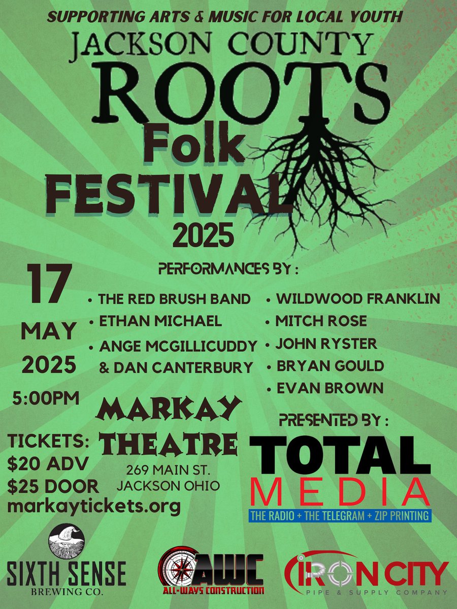 #JacksonCountyRoots2025
 #JacksonCountyRoots 
#OhioSongwriters  #AppalachianMusic