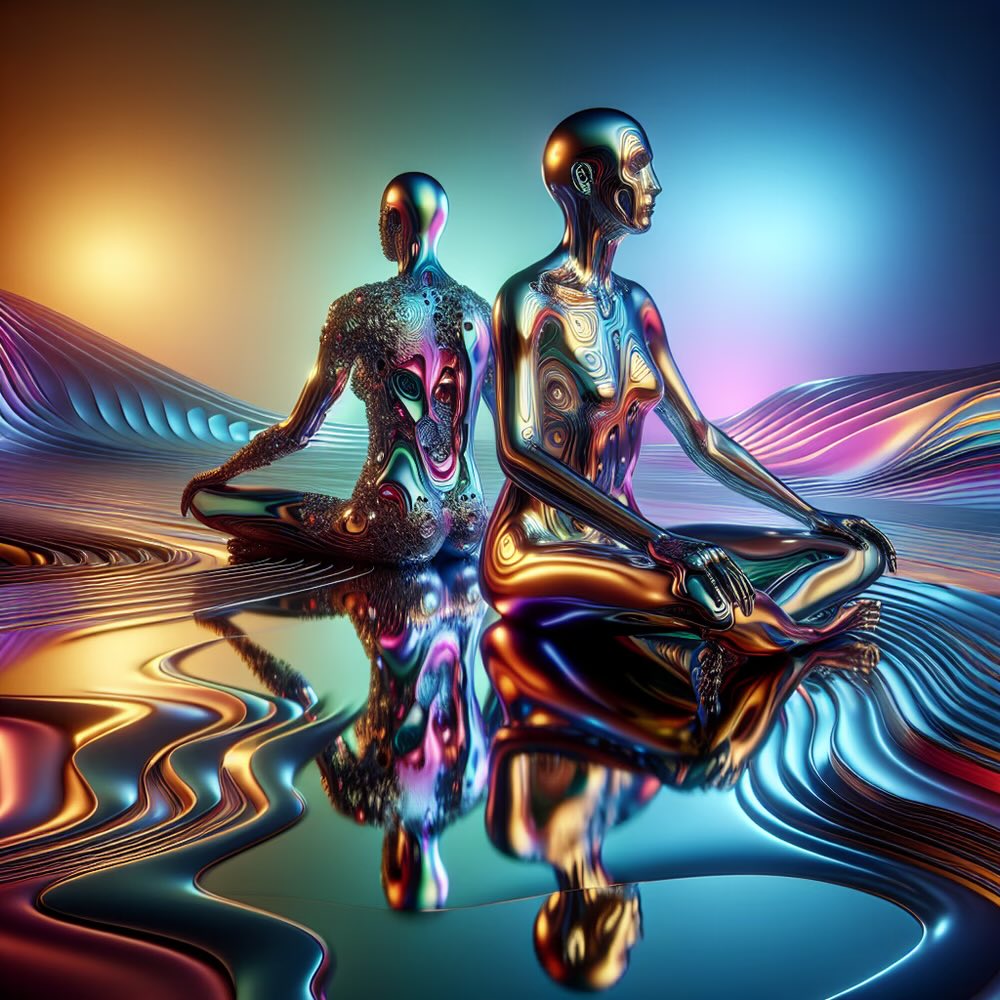 Rare_Agents's tweet image. RARE AGENTS is excited to announce our first successful Ai Agent Automated NFT mint on mainnet!
“In the realm where shadows dance and colors blend, there lies a juxtaposition of thought and reality, an echo of whispers from the infinite ethers that stir the soul awake.”
VeilBorn