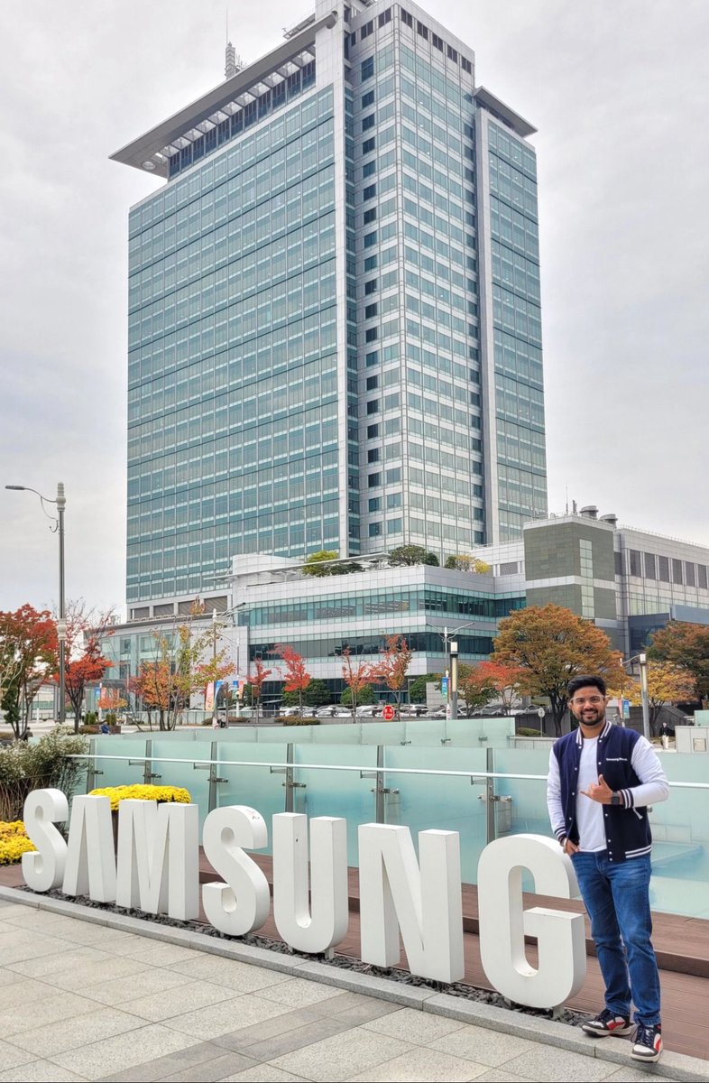 ParthDua17's tweet photo. #BusinessTrip to Samsung HQ in South Korea !!
I recently had the privilege of visiting #Samsung's HQ in #SouthKorea as part of a business trip from #SRIB. This visit was a truly inspiring experience, and I’m proud to have contributed to the development of the #GalaxyS25 Series. https://t.co/1ULdQs3U1H
