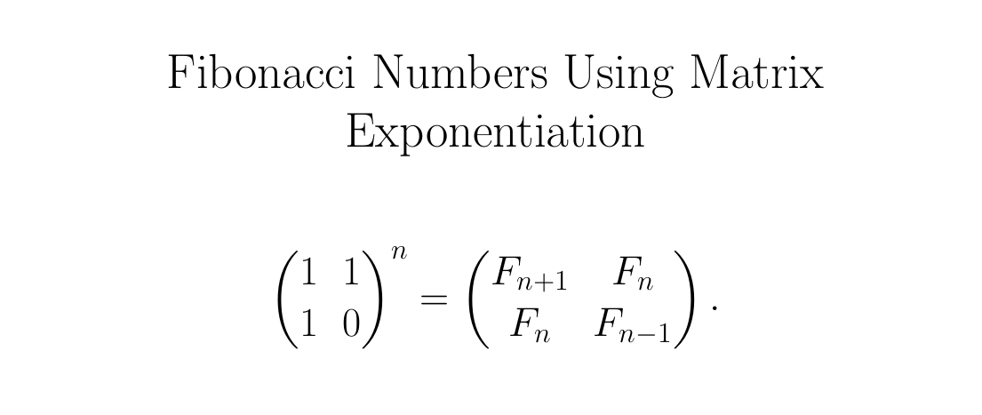 Riazi_Cafe_en's tweet image. Fibonacci Numbers Using Matrix Exponentiation