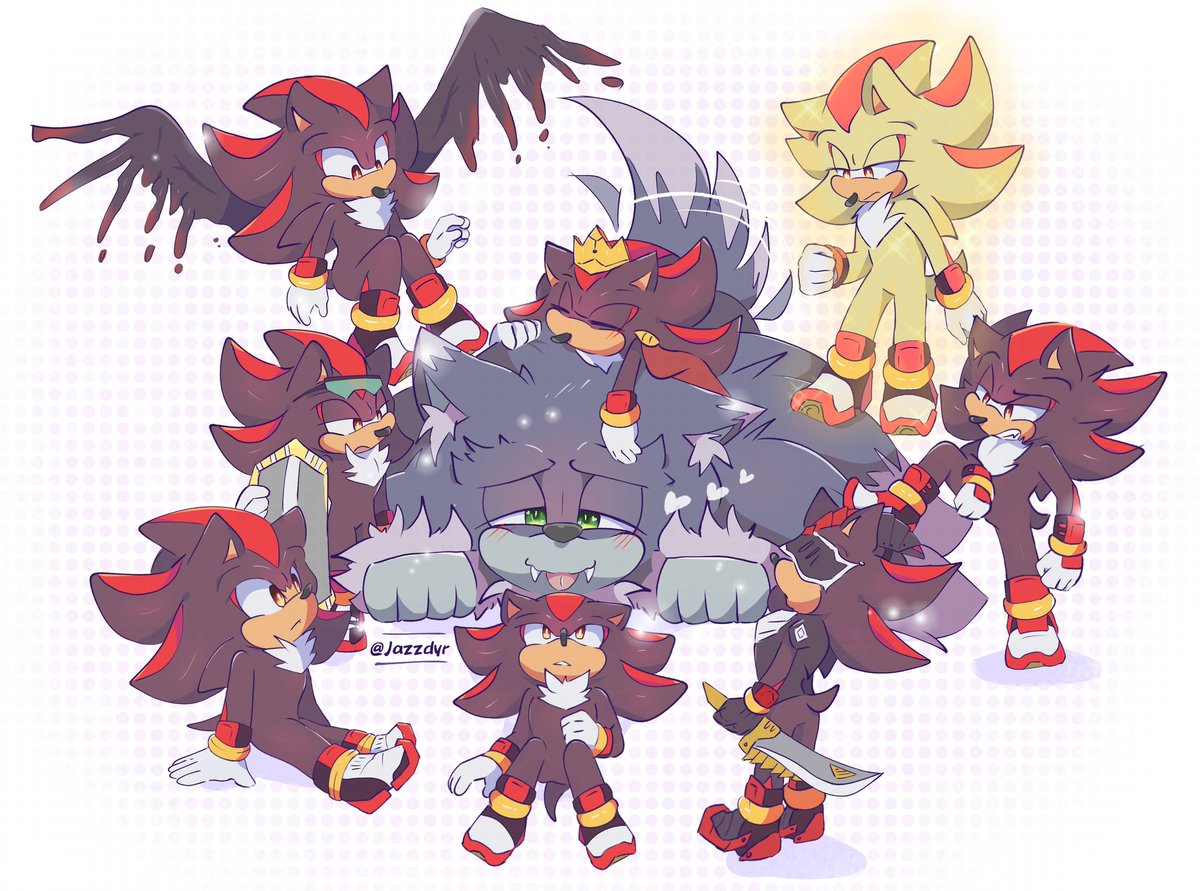 🍒 Day 7 [feb 16] / ALTERNATIVE UNIVERSE 🍒
And we reached the last day of the week it was quite a challenge to make a daily drawing but I certainly loved to participate 🐺🦔💕

#SonicTheHedgehog #sonadow #Werehog #shadowthbw25