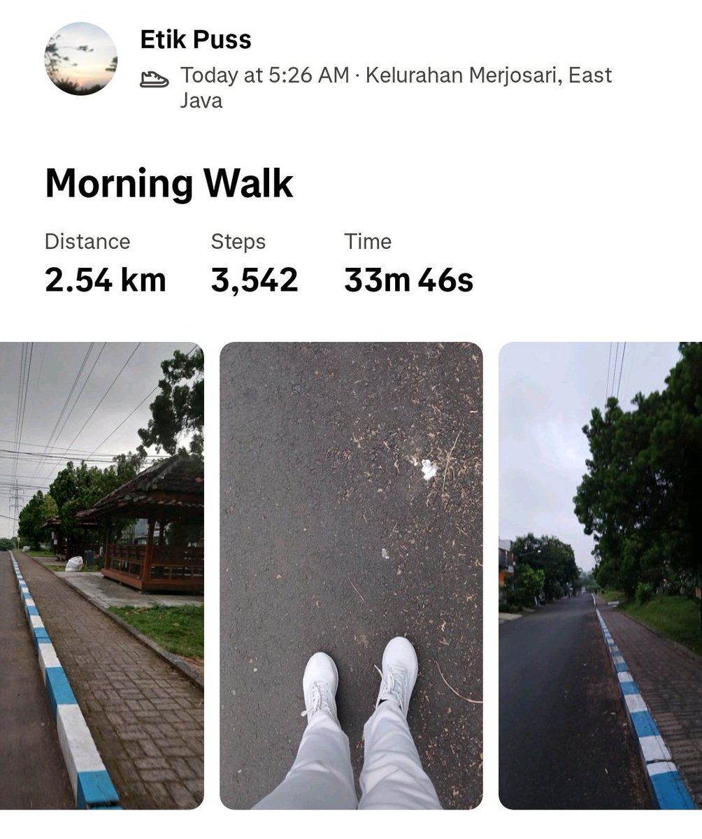 aremaholic's tweet photo. Semalem tdrnya kemaleman
Td pulang jogging mayan tdr sejam, bangun, mandi cus ngantor https://t.co/6YhkuyQul6