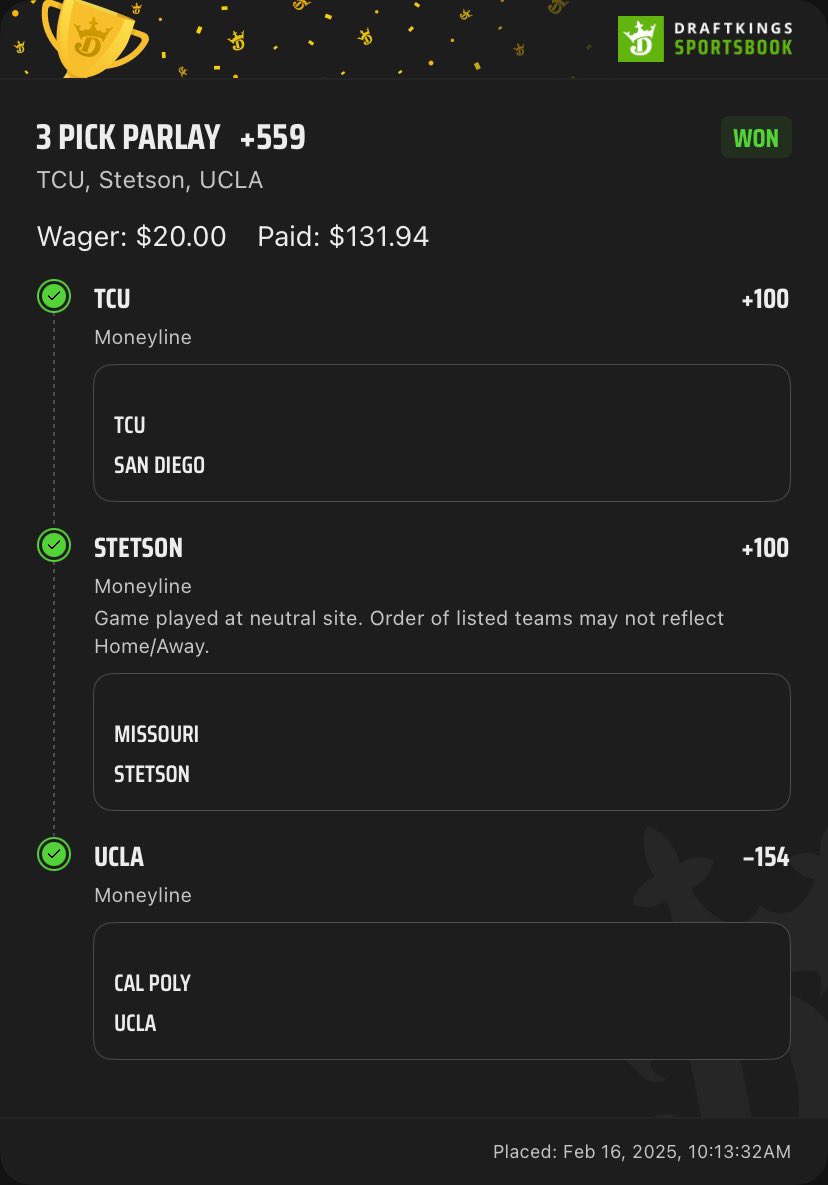 YoutubeAceX's tweet photo. 18/20 last 3 days on College Baseball ML’s ✅🏧

Join up @thebullpenbets discord for free bangers 🤝

#GamblingX #GamblingTwitter #PrizePicks #Underdog #Draftkings     #fanduel #Fliff #NBA #NBAPicks #NBAprops #freeplay #playerprops https://t.co/AWi1ehEjAj
