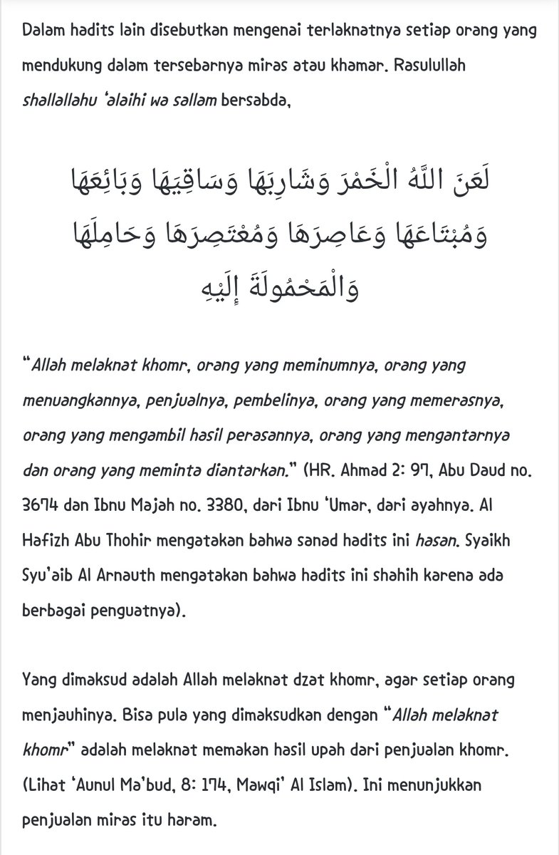 manyongnyeng's tweet photo. @twa767 @MightyHadi @fotodakwah Ya jelas berdosa mas menurut hadits berikut... 🙏 https://t.co/xKv22caPpu