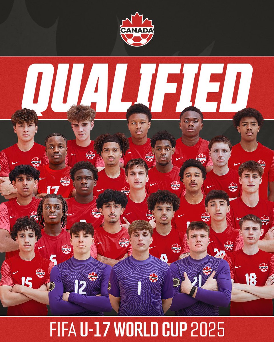 CANMNT_Official's tweet image. We’ve qualified for the FIFA U-17 World Cup!!!
See you in Qatar this November! 🇶🇦
#CANM17
