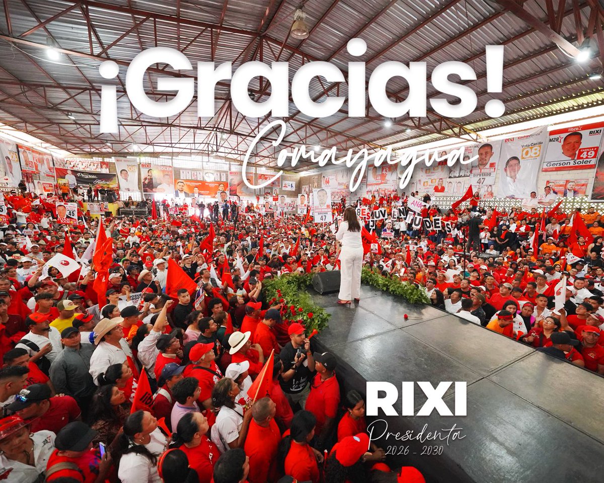 Desde este departamento donde se anunció la independencia de Centroamérica nos vamos a alzar con la victoria popular.

¡Gracias Comayagua! 🌺