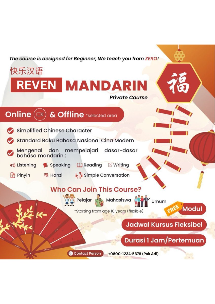 lixzyka's tweet photo. yang mau kursus bahasa bs banget yaaa ke kita! ada bahasa inggris sama mandarin lho https://t.co/FKUze9lRNu