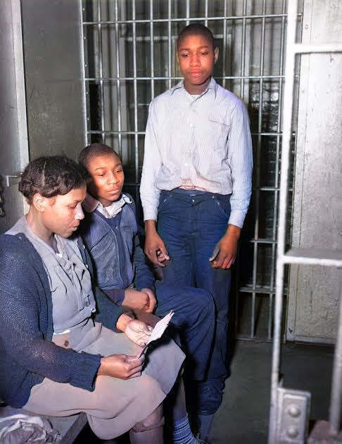 Rosa Ingram and her teen sons were sentenced to death in 1948 after they murdered a white neighbor who attempted to sexually assault their mother. 

Thanks to civil rights activists the story gained national press. They were later released on parole for being "model prisoners."
