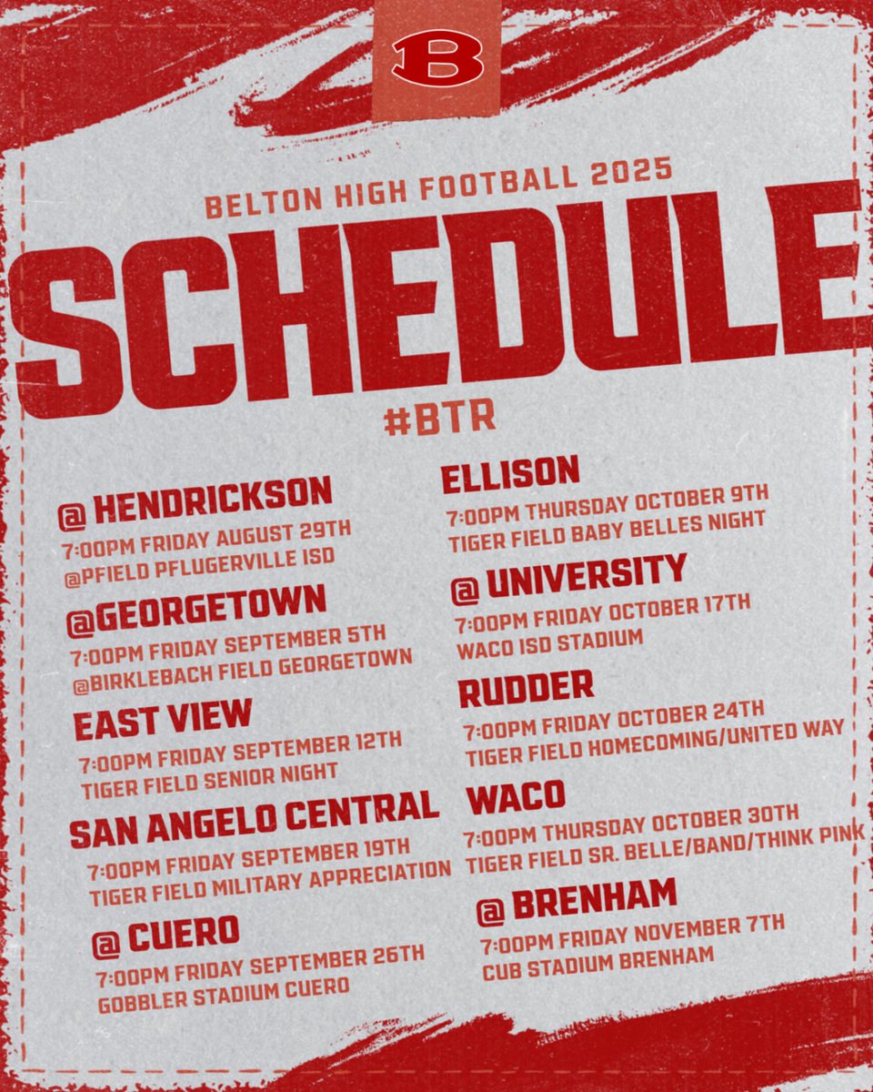 Belton Tiger Football (@beltontigerfb) on Twitter photo 