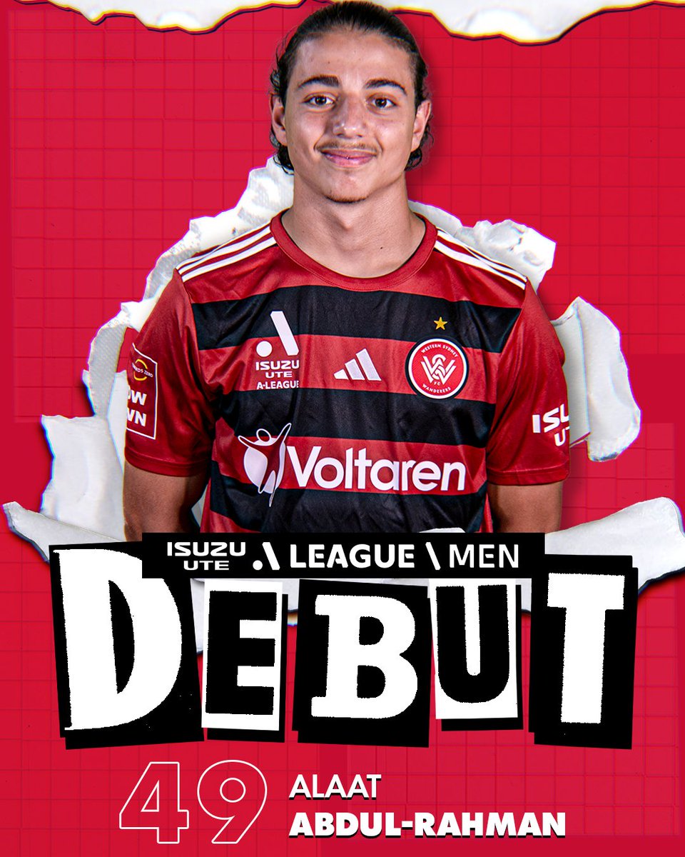 wswanderersfc's tweet photo. ❤️🖤 Congratulations to Alaat Abdul-Rahman on his @aleaguemen debut over the weekend! #WSW https://t.co/Bvj2I09eIL