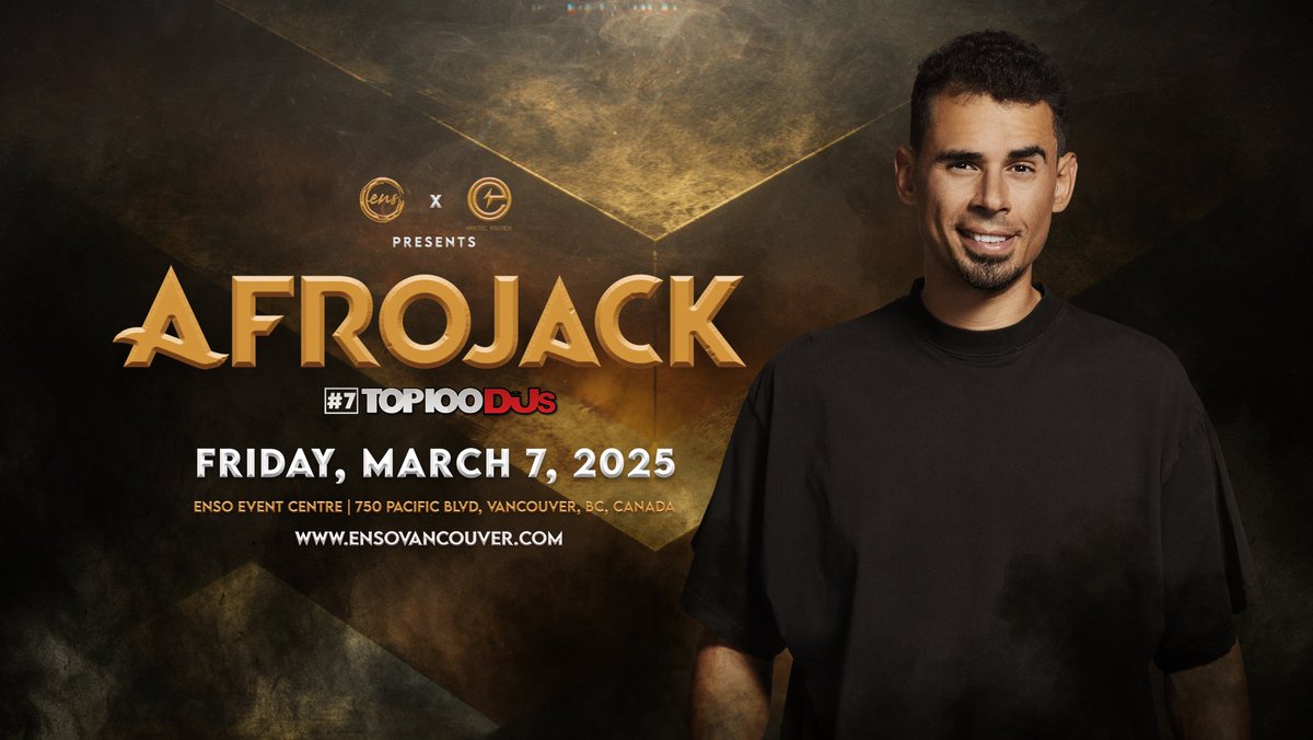 Just announced my biggest booking to date with AFROJACK gracing <a href="/ensovancouver/">ensovancouver</a> 🙏✨