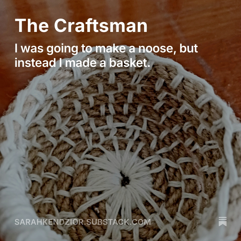 New Article! On craftsmanship in the face of technocratic dictatorship: sarahkendzior.substack.com/p/the-craftsman