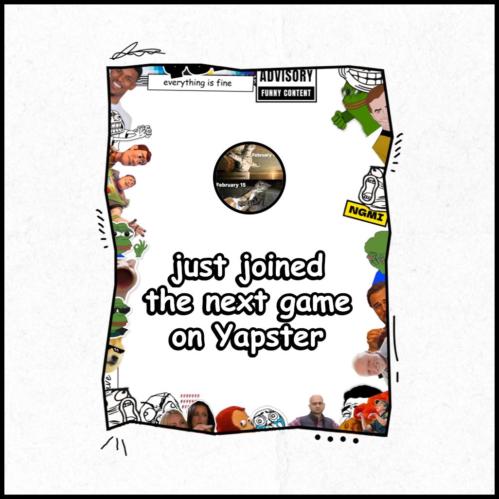 subscribddd's tweet image. live laugh yap @yapsterxyz