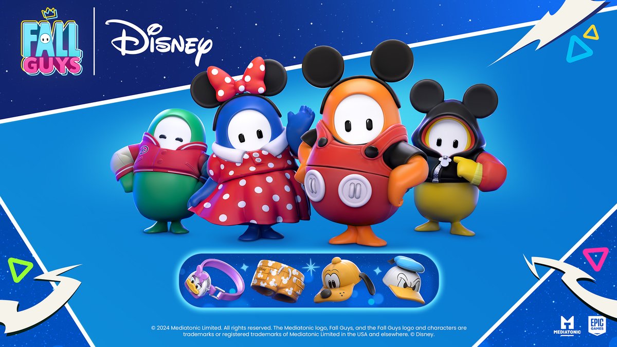 FallGuysKR's tweet image. 디즈니에서 영감을 받은 핏을 과시하세요 👕 

새로운 디즈니에서 영감을 받은 컬렉션이 상점에 있습니다!

#폴가이즈