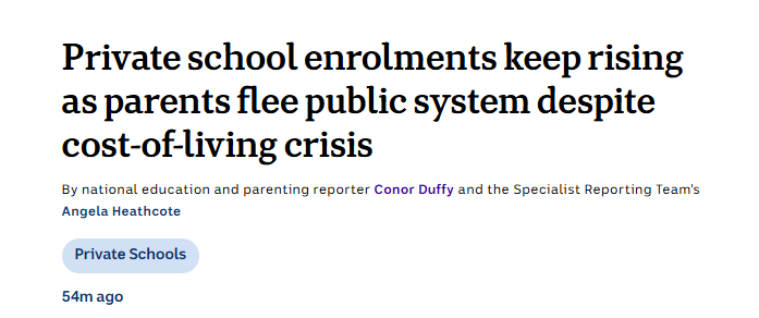 Penny Allman-Payne (@senatorpennyqld) on Twitter photo Every proportional increase to private school enrollments is a public policy failure. We need world class public schools to provide for our communities. Only the Greens fully support public schools - we'll fund them, build them, and make them free for all kids Every proportional increase to private school enrollments is a public policy failure. We need world class public schools to provide for our communities. Only the Greens fully support public schools - we'll fund them, build them, and make them free for all kids