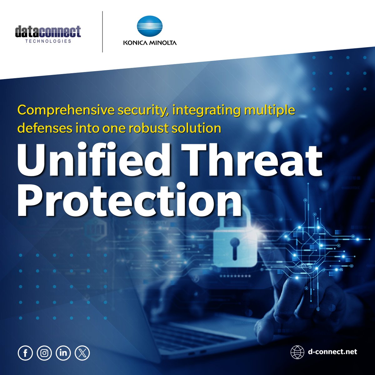 dataconnectt's tweet image. #DataConnectTechnologies’ #UnifiedThreatProtection provides a range of #security features to help keep your #business safe against threats enables you to stay protected as you focus more on growing your business.
 
Apply now at d-connect.net/unifiedthreatp…
 
#Singapore  #PSG  #ICT
