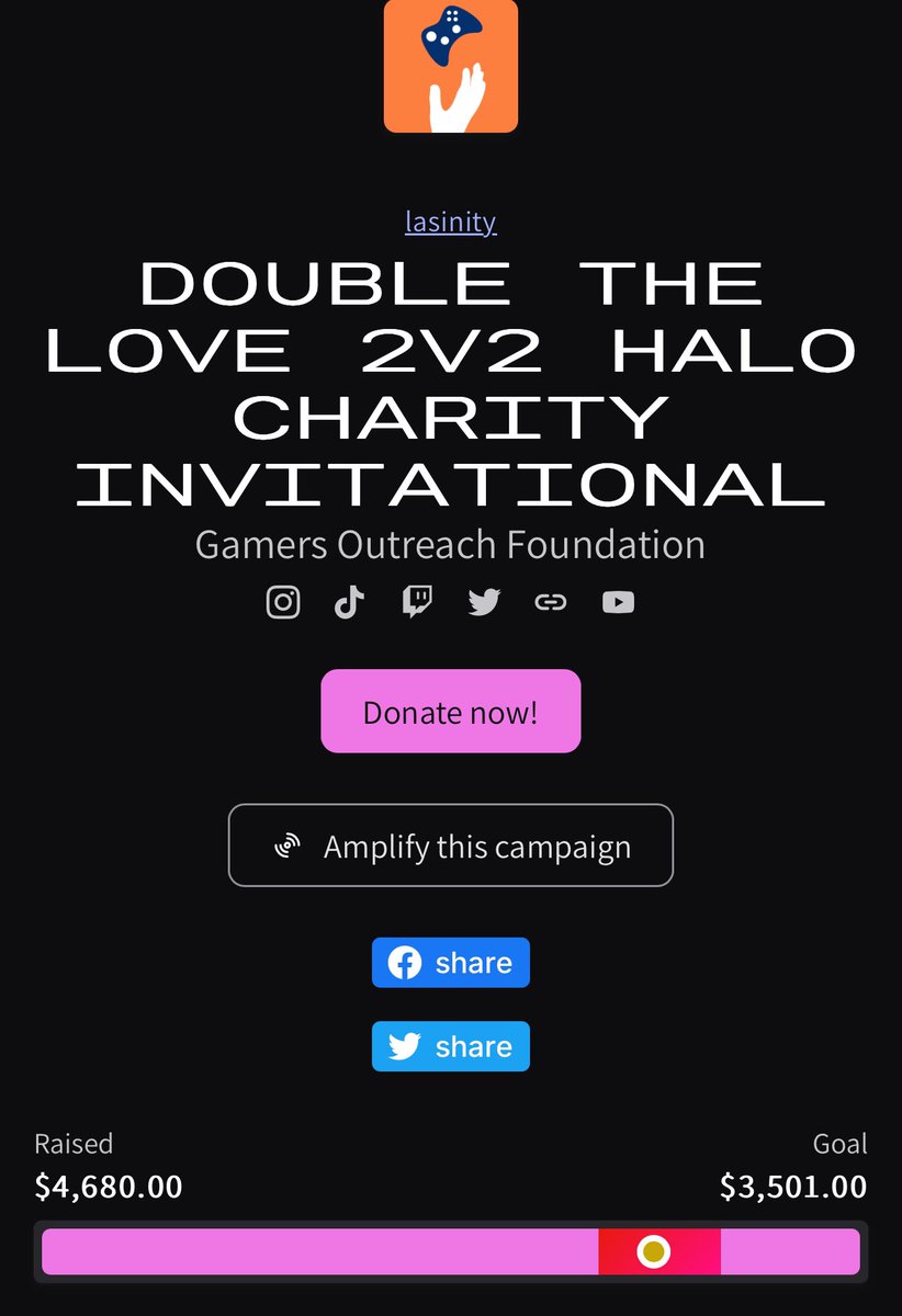 TLF (@teamlethalfox) on Twitter photo The donation count is STILL climbing, now at $4680! The Halo community is THE BEST community to be a part of, hands down. I love you all. 🧡
<a href="/LaSinity/">Sini 𖤐🚘 Dreamhack Dallas 25’</a> <a href="/GamersOutreach/">Gamers Outreach</a> The donation count is STILL climbing, now at $4680! The Halo community is THE BEST community to be a part of, hands down. I love you all. 🧡
<a href="/LaSinity/">Sini 𖤐🚘 Dreamhack Dallas 25’</a> <a href="/GamersOutreach/">Gamers Outreach</a>