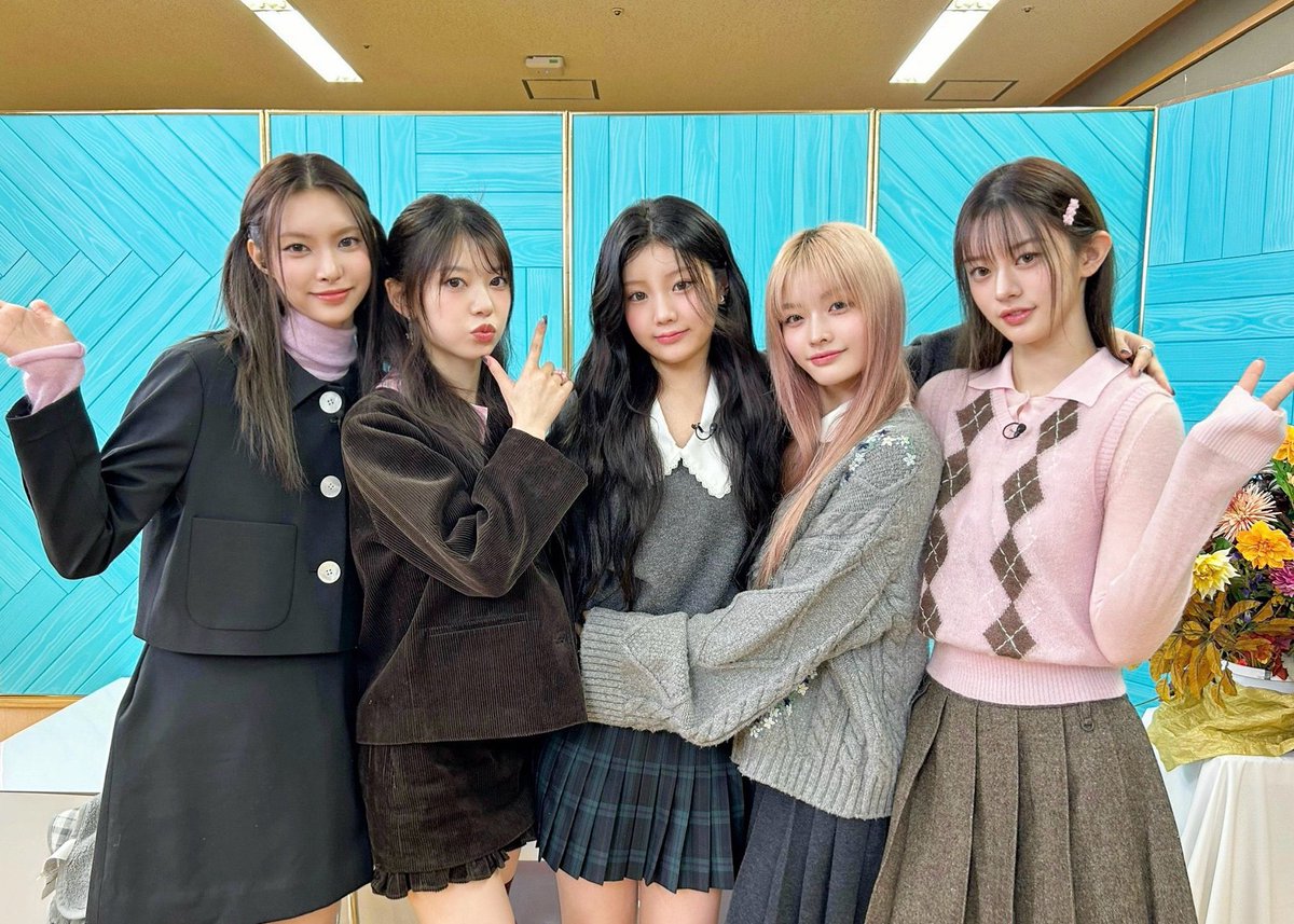 illitmnju's tweet photo. 250216 ⋆ illit girls incredibly eager to share with the world, today, appears in Japan TV show, latest jingle, kindly take a moment to stream Almond Chocolate 🍫 🤎 https://t.co/PzzzJoroxu