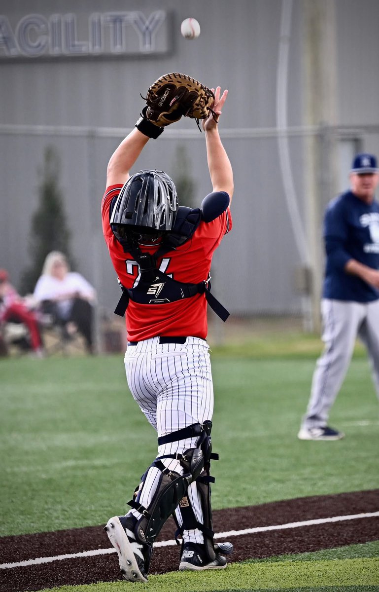 Chaseputman2027's tweet photo. Fun Saturday with a win over St. Andrews!
Pitching is always fun but #alwaysacatcher #lamarbaseball https://t.co/tY6NJ5XHAo