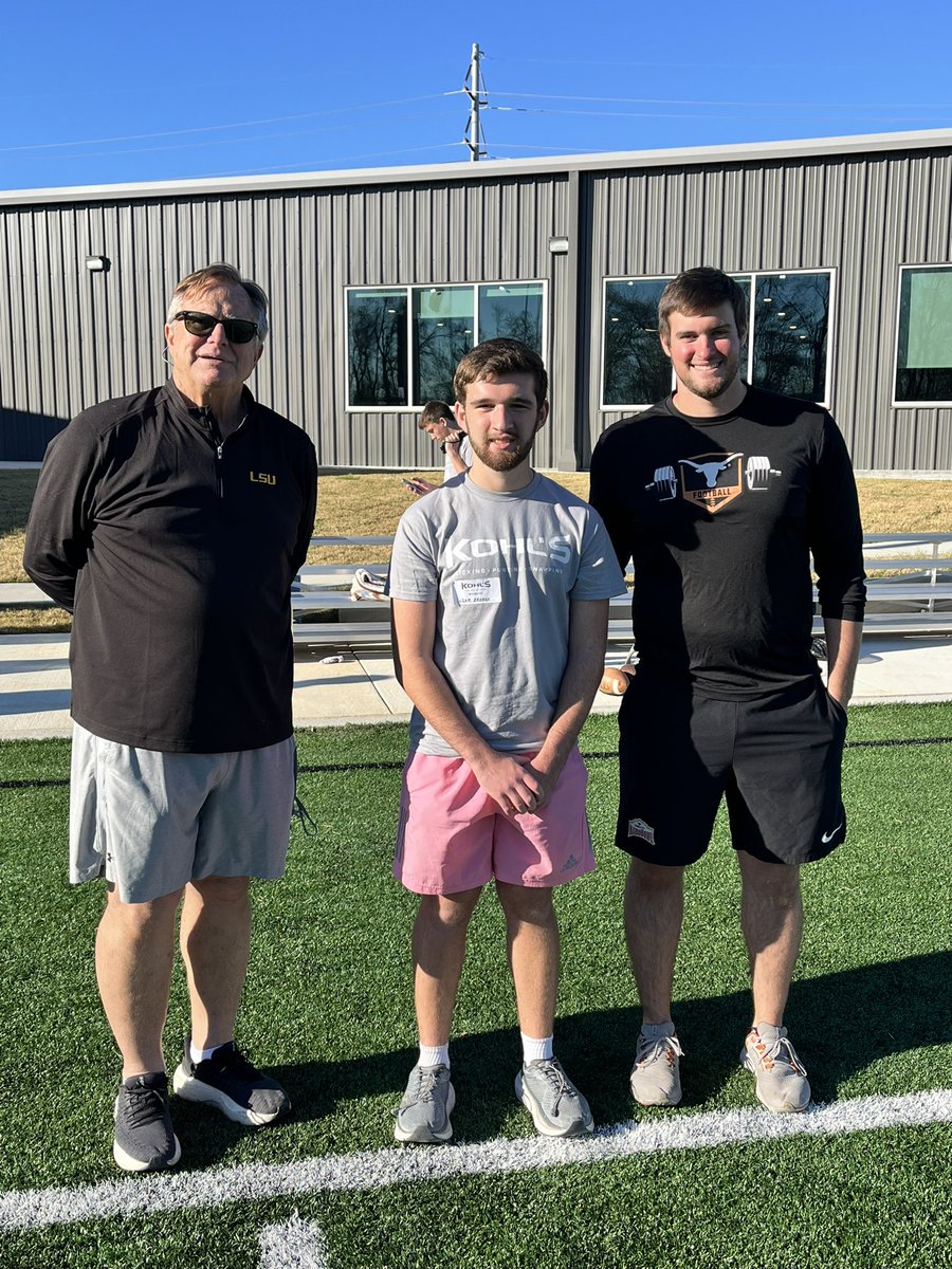 Great experience at <a href="/KohlsKicking/">Kohl's Kicking Camps</a> with coach <a href="/kirkdoll1/">Kirk Doll</a> and <a href="/JustinMader1/">Justin Mader</a> . Focused on fundamentals and body positioning to deliver a smoother ball.