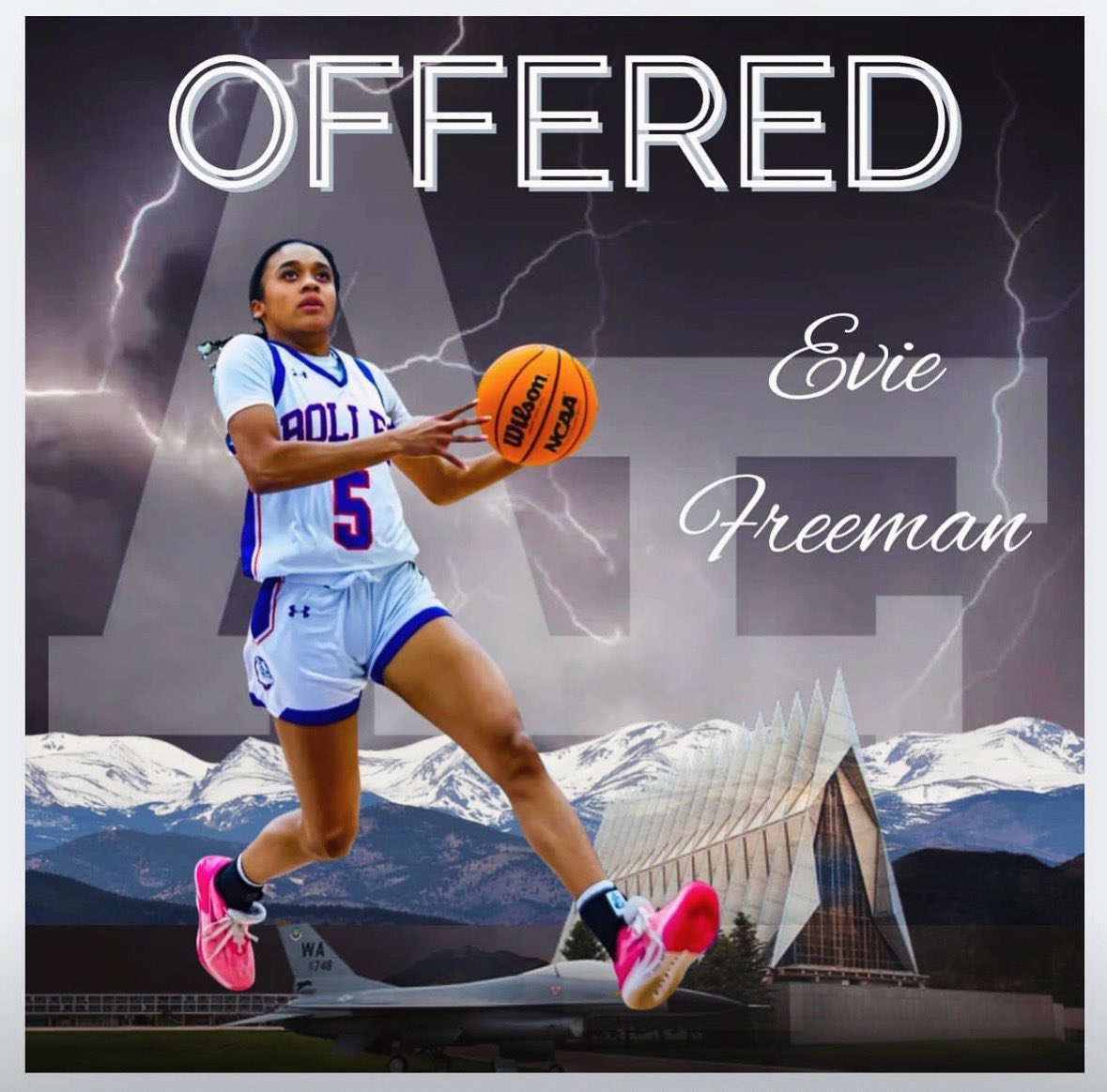 Blue Heat Basketball Academy (@blueheatacademy) on Twitter photo Could not be more proud of this young lady in receiving her 1st Div 1 offer from The Air Force Academy. I’ve had the pleasure and honor to coach her since 7th grade. Great on the court, even better off the court. Big things ahead for you Evie!!! <a href="/Evie_Freeman5/">Evie Freeman</a> <a href="/SUTSReport/">SUTS Report</a> Could not be more proud of this young lady in receiving her 1st Div 1 offer from The Air Force Academy. I’ve had the pleasure and honor to coach her since 7th grade. Great on the court, even better off the court. Big things ahead for you Evie!!! <a href="/Evie_Freeman5/">Evie Freeman</a> <a href="/SUTSReport/">SUTS Report</a>