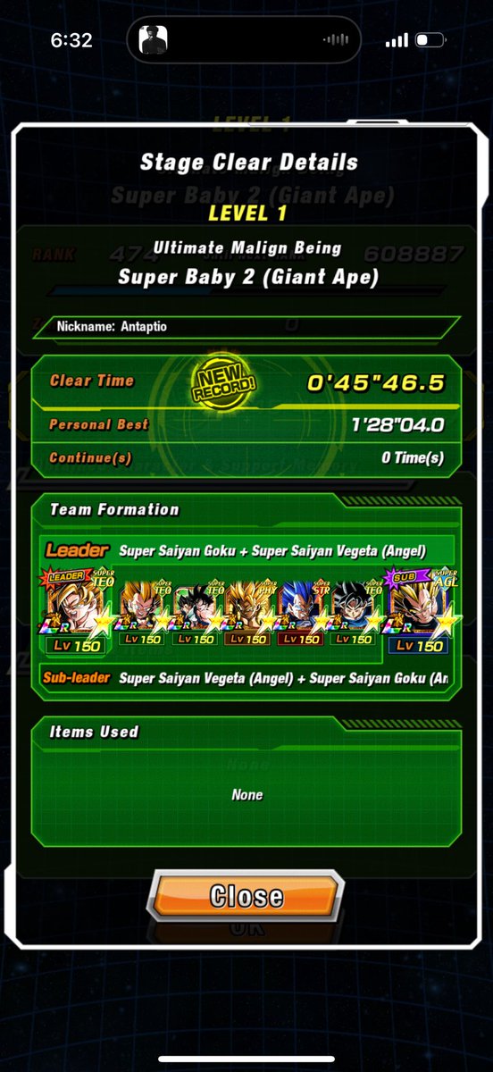 Antwonlifts's tweet photo. @AlpelDokkan One teamed great ape baby https://t.co/LSQEFhRtYl