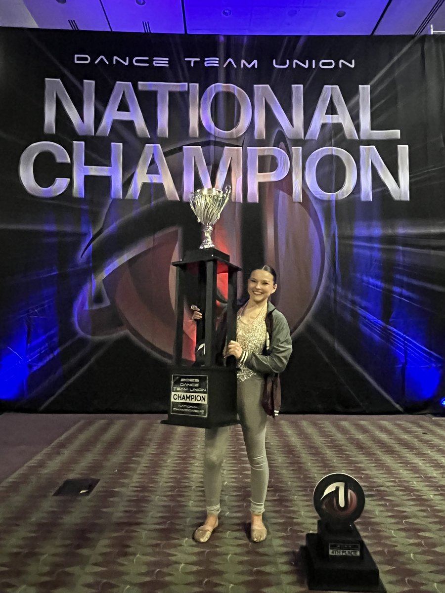 2 National Championships in the Larsen household. The Bison and the West Fargo Packatahnas!! So proud of you Rylee!! #GoingOutAChamp