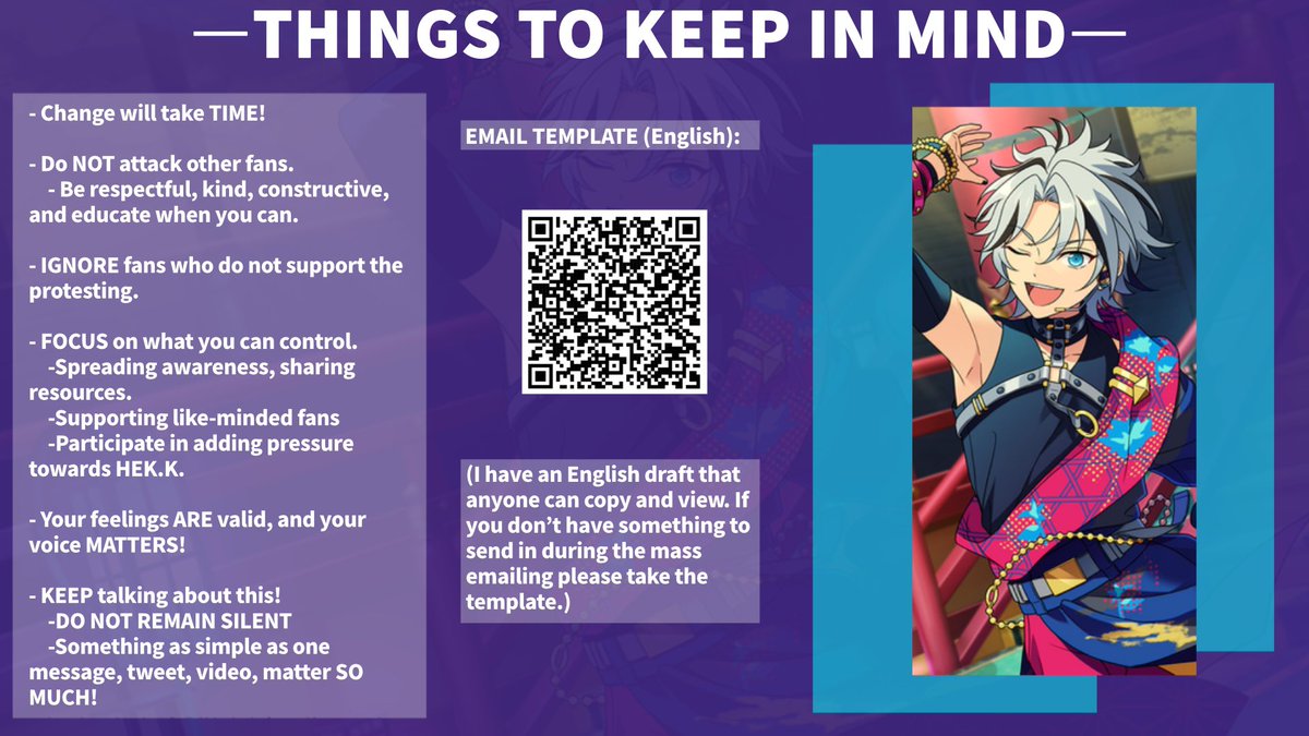 ATTENTION ENSTARIES!!! WE’RE DOING ANOTHER EMAIL BLAST!!! SET YOUR CALENDARS AND WRITE YOUR EMAILS!!

#紅月は永遠に3人
#紅月は絶対3人
#永遠の三人の紅月