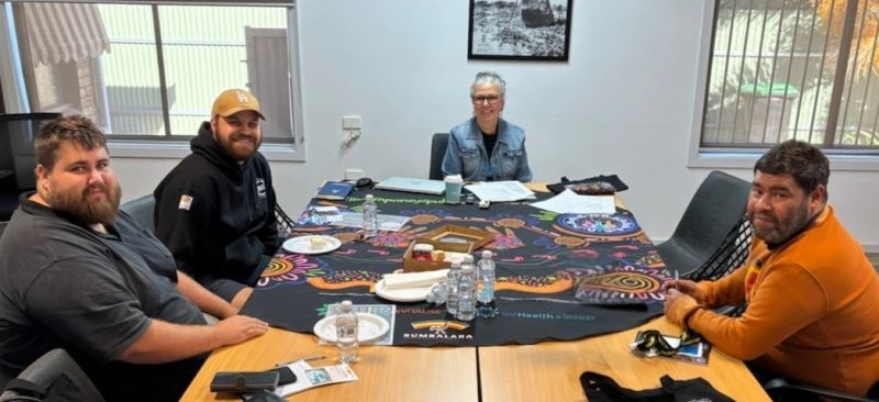 A Lotjpa Yapaneyepuk 'Talk Together about Cancer Trials' yarning circle with  Rumbalara Aboriginal Co-operative's Woongi Unit. Lotjpa Yapaneyepuk is a research study at the heart of the ReViTALISE Aboriginal and Torres Strait Islander initiative. <a href="/CraigUnderhill/">Craig Underhill</a>