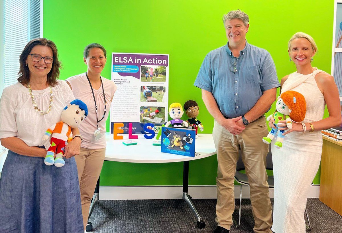 Early Learning STEM Australia (ELSA) (@elsaprogram) on Twitter photo Thank you so much to Emily and Jennifer from <a href="/playgroupnsw/">Playgroup NSW</a> for stopping by the ELSA office at UC last week.
Ilyse and Matt really enjoyed talking to you about our STEM program for preschool-aged children, as well as the research we have undertaken that informs ELSA. Thank you so much to Emily and Jennifer from <a href="/playgroupnsw/">Playgroup NSW</a> for stopping by the ELSA office at UC last week.
Ilyse and Matt really enjoyed talking to you about our STEM program for preschool-aged children, as well as the research we have undertaken that informs ELSA.