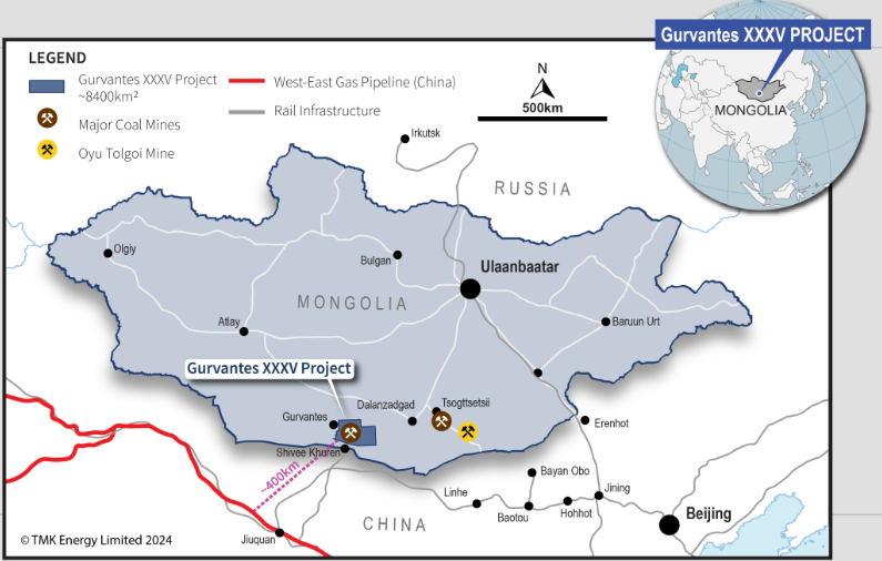 Монгол улс занараас гадна хийн асар их нөөцтэй. Хятадын хийн хоолойн сүлжээнээс 400 хан км-т байдаг зөвхөн энэ Гурван Тэсийн төсөл гэхэд л 1.2 их наяд шоо фут (Tcf) нөөцтэй. Оросууд манай нутгаар хийн хоолойгоо яаравчлаад байгаагийн учир ердөө л энэ.