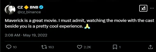 IF YOU LOVE GAMBLE - $MAVERICK

2022 Cz told about he love watching moive name : MAVELRICK

No more information but it worth for gambling. You also see all the old memecoin aroung Cz is pumping so hard

ca : 0xe9be76a5288347a3b85df4aa6dd33d18927372af

one thing im gonna say .