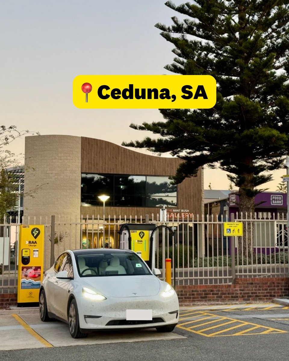 RAAofSA's tweet photo. We love a sunrise shot featuring #RAACharge πβ¨
Thanks @harald_murphy for sending through this shot of your stop at Ceduna with our 150kW Fast DC charger!
@kempoweroyj @southaustralia #SouthAustralia https://t.co/2sWUcfyMVZ