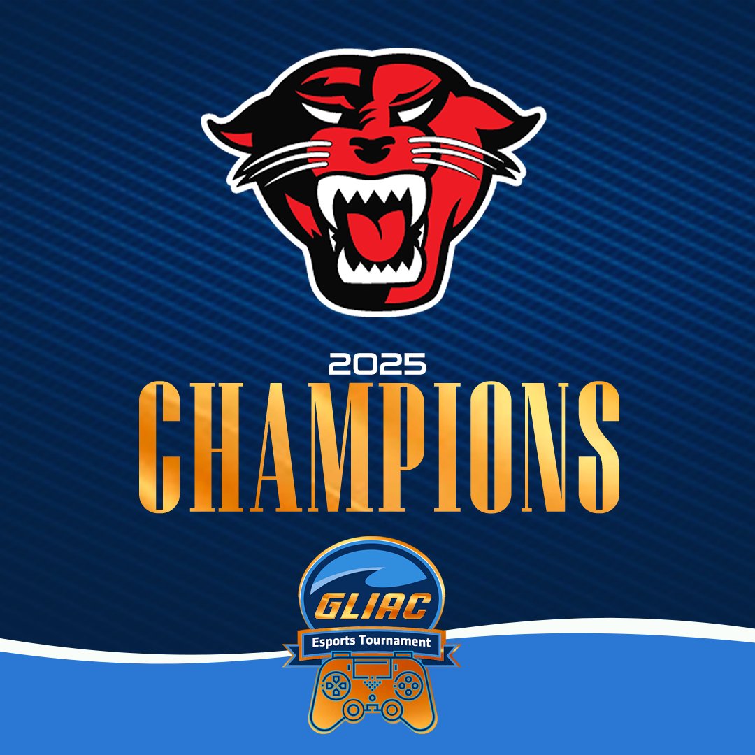 Your 2025 GLIAC Esports Champions! 🏆 @davenportesports

Kicking off the 2024-25 Winter Championship Season with a repeat winner!

#GLIACEsports #WhereChampionsCompete
