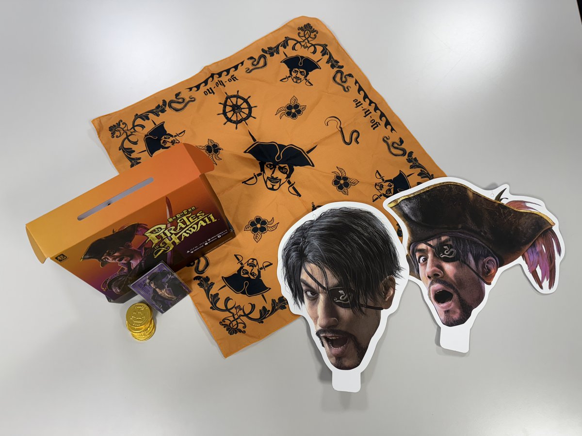 Minimap_global's tweet image. Cool merch we got from Pirates in Hawaii showcase!
Thanks for the invite ;) Can't wait to play soon!
@sega_korea @ryugagotoku_kr 

#PiratesinHawaii #LikeaDragon #GameMerch #Minimap
