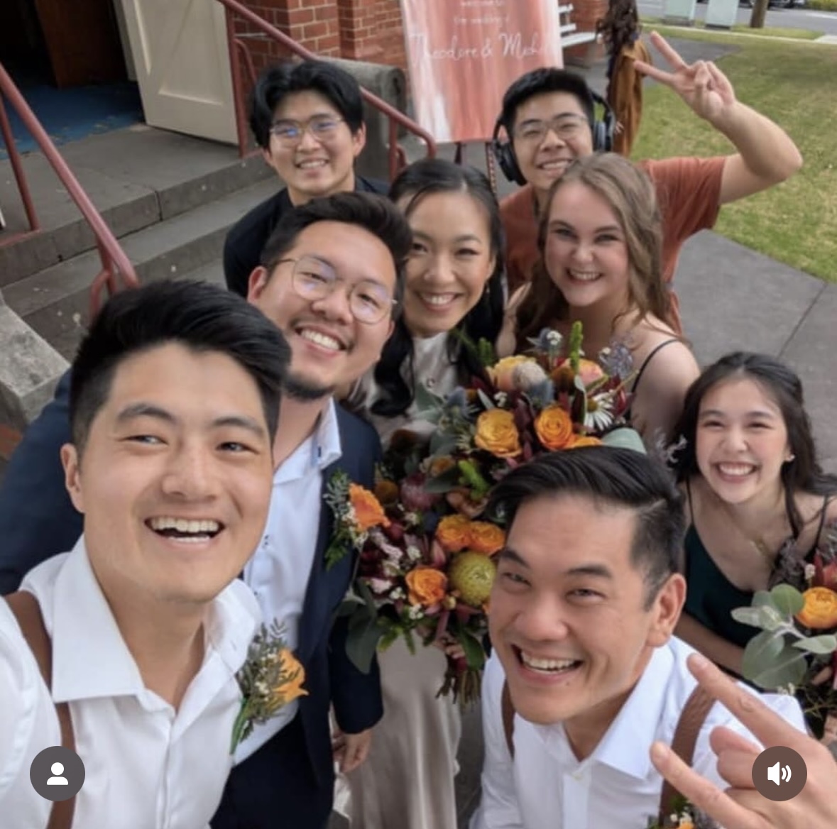Huge congratulations to DHE's Michelle Tran, officially now a married woman 👰🤵‍♀️💒.  Wishing you a bright future together! <a href="/tnqhuong/">TNQH</a>