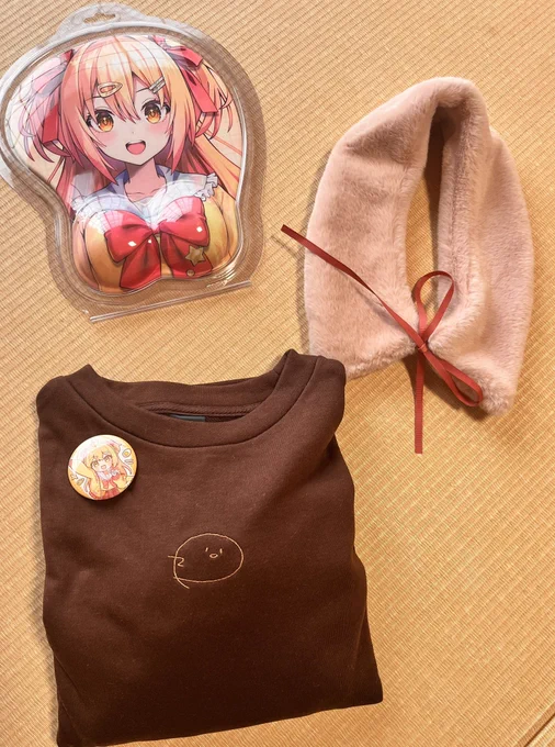 #ぴーちゃん聞いて届いた!シールもきゃわいいおっぱいはもちもちでした 