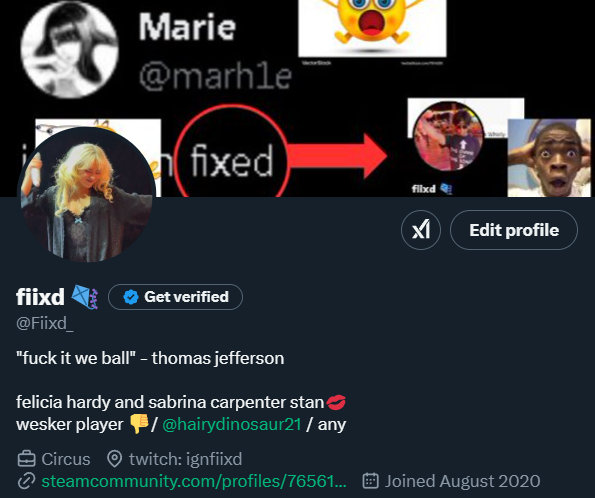 Fiixd_'s tweet photo. twitter profile
lockscreen
last song
first pinterest pic πΈ https://t.co/8G3fzyZOfZ